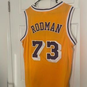 Dennis Rodman Los Angeles Lakers #73 NBA Basketball Jersey